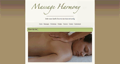 Desktop Screenshot of massageharmony.nl